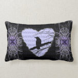 Raven Heart by Alexandra Cook Throw Pillow
