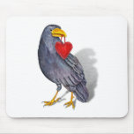 Raven Heart mousepads