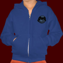 Raven Hoodie Kid's Raven / Crow Art Kid's Jacket t-shirts
