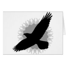 Raven in Flight Cards