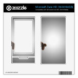 Raven in Flight Decals For Zune HD