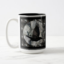 Raven in Flight Mugs
