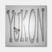 Raven in Flight; Yukon Territory Souvenir Refrigerator Magnet