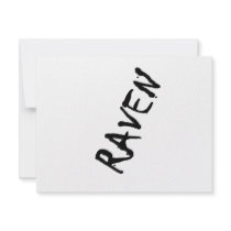 Raven invitations by Paintedlynx Raven invitations