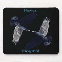 RAVEN MAGICK! Mousepad