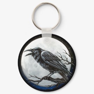 Raven Moon keychain