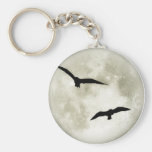Raven Moon Keychain
