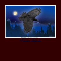 "RAVEN MOON" T-shirts or Tops by RavenSpiritPrints "RAVEN MOON" T-shirts or Tops