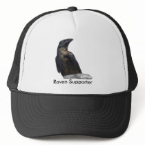 Raven on a Rock hats by RavenSpiritPrints Raven on a Rock hats