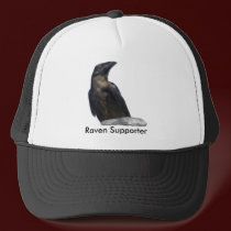 Raven on a Rock hats by RavenSpiritPrints Raven on a Rock hats