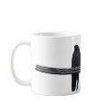 "RAVEN ON A WIRE" Mug by HANDPRINTS "RAVEN ON A WIRE" Mug