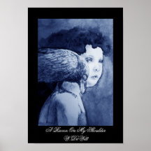 Raven On My Shoulder Print