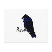 Raven on Raven postcards