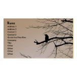 Raven on the Tree Business Card Templates