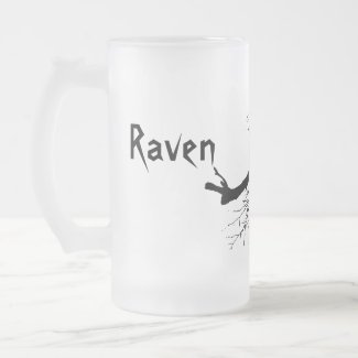 Raven on the Tree Mugs