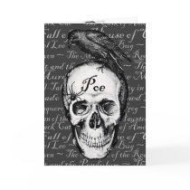 Raven Poe Blank Card