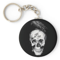 Raven Poe Keychain