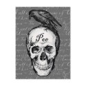 Raven Poe Postcard by Jaenne Raven Poe Postcard