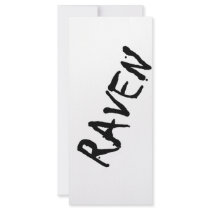 Raven rack cards by Paintedlynx Raven rack cards