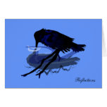 Raven Reflections Greeting Card