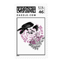 Raven & Rose postage stamps