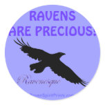 RAVEN Series IV Round Sticker