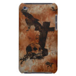 Raven, Skull, Headstone, Spider Gothic iPod Case Barely There Ipod Covers