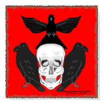 Raven Skull posters by Birdman77 Raven Skull posters