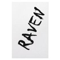 Raven stationery by Paintedlynx Raven stationery