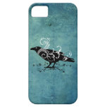 Raven & Swirls Teal Iphone 5 Case