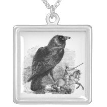 Raven & the Knight necklaces