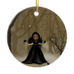 Raven Wood Christmas Ornament