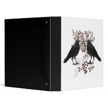 Ravens and Heart Vinyl Binders