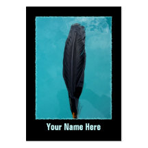 Raven's Feather Business Card Template
