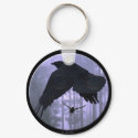 "RAVENS IN THE MIST" Key-chain keychains
