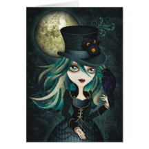Raven's Moon Card