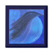 Raven's Moon magnets by hissnhowl Raven's Moon magnets