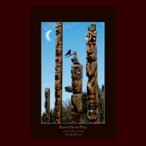 RAVEN'S SACRED PLACE Art Poster posters by RavenSpiritPrints RAVEN'S SACRED PLACE Art Poster posters