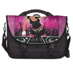 Raver Girl Dancing DJ Laptop Bag