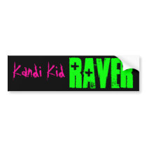 RAVER, Kandi Kid Bumper Sticker