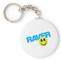 Raver - Raver Music DJ Clubbing Rave Key Chain