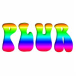Raver's Rainbow PLUR Pendant Acrylic Cut Outs