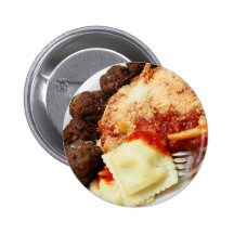 Ravioli And Meatballs Buttons