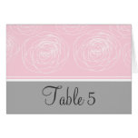 Ravishing Roses Elegant Table Card
