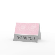 Ravishing Roses Elegant Thank You Card