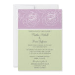 Ravishing Roses Elegant Wedding Invitation