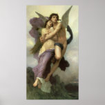Ravishment by Bouguereau, Vintage Victorian Art Poster