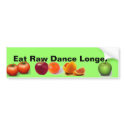 Raw Foodf ruit bumper sticker bumper stickers