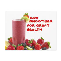 raw smoothie for great health postcards by merchant_magi raw smoothie for great health postcards