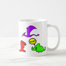 Rawr! Cute Dinosaurs Chibi Babies Dinos Mug